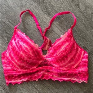 Pink Victoria’s Secret racer back bra